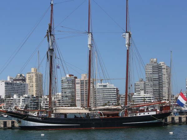 La expedición Darwin200 está en el Puerto de Punta del Este
