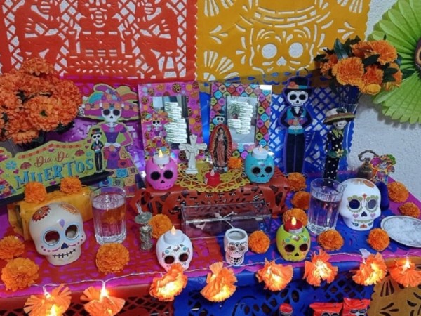 día de los muertos, altares, uruguay, embajada de méxico