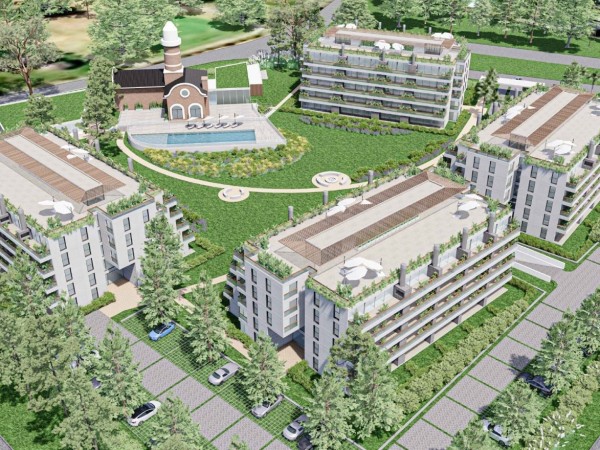 Proponen construcciones bajas y aterrazadas en cuatro bloques alrededor del "Molino de Giot"