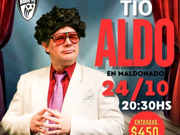 El "Tío Aldo", popular personaje interpretado por Pablo Fabregat, se presenta en la sala Cantegril