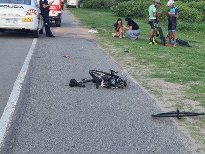 siniestro de tránsito, formalizada, maldonado, ciclista,