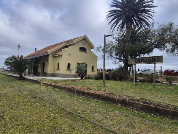Inauguraron remodelación de la estación de AFE en Garzón