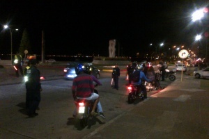 Dos detenidos y 28 motos incautadas durante controles en Maldonado Nuevo
