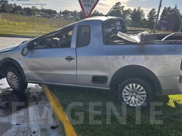 Volcaron e intentaron darse a la fuga caminando