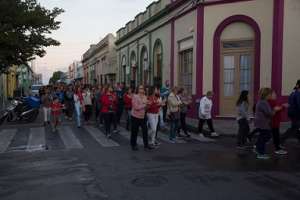 San Carlos marchó por seguridad bajo la consigna Basta Ya