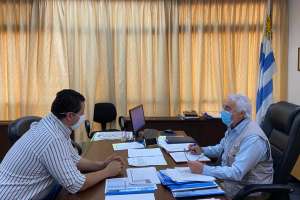 Bentancur y Echeverría acordaron trabajar en conjunto sobre gente en situación de calle