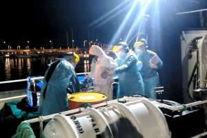 Otro marino filipino fue evacuado por complicaciones en el curso del Covid-19