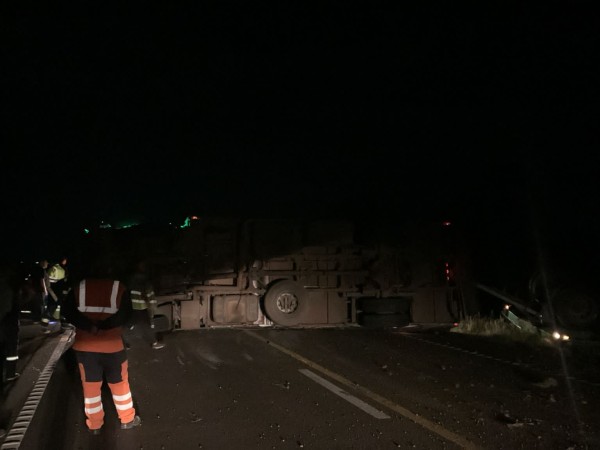 despistó,volcó,hombre,falleció,Durazno