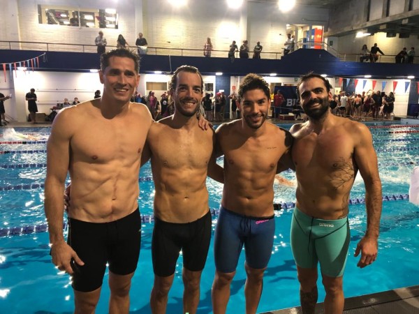 Nadadores del Campus se destacaron en el Circuito Máster de Montevideo